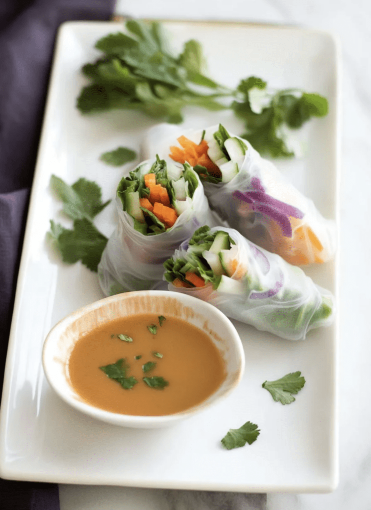 Spring roll peanut sauce