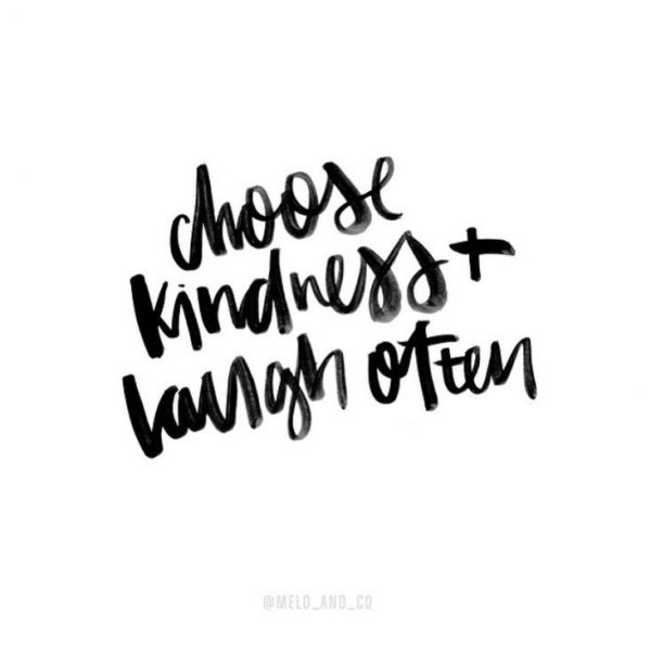 Choose kindness and laugh often | The Red Fairy Project