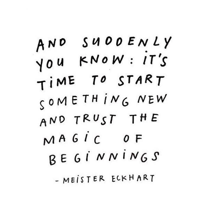 The magic of beginnings, beginnings, start, fresh start, blank slate, daily inspiration, quote of the day, inspiring quote, daily quote, quote, inspiration, inspiring, inspire, inspired, quotes, positive quotes, positive quote, positive thinking, motivation, success, happiness, happy, wellness, wellbeing, coaching, wisdom, guidance, personal development, personal growth, self improvement, potential, spiritual, spirit, soul, spirituality, spiritual teacher, compassion, self love, mindful, mindfulness, mindful living, conscious living, conscious, awareness, red fairy project,