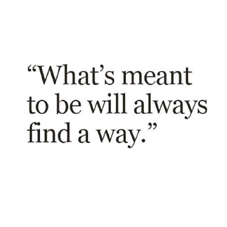 What's meant to be will always find its way | The Red Fairy Project