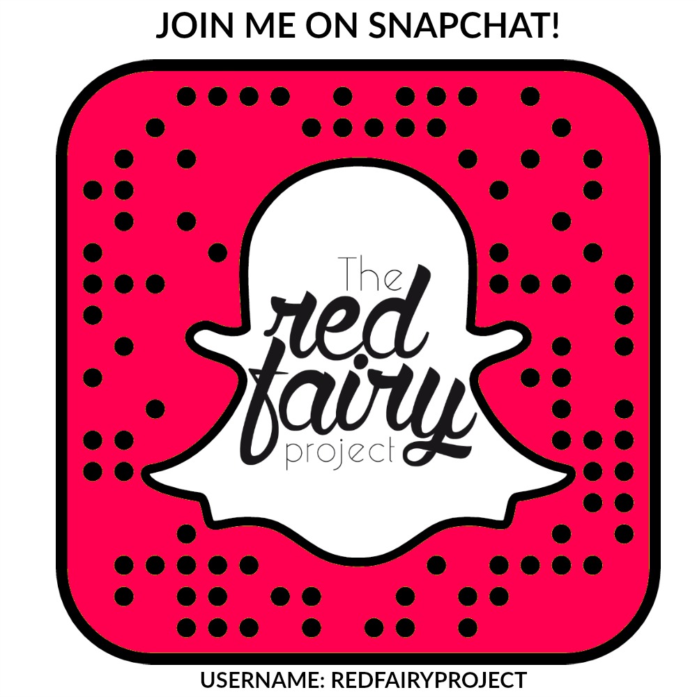 snapchat rocks, Snapchat, blogger, lifestyle blogger, The Red Fairy Project