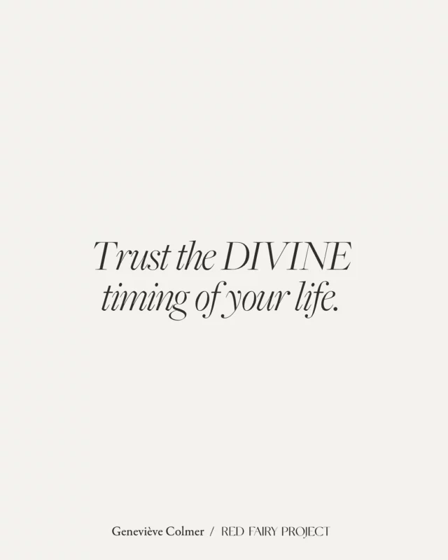 A divine reminder to control less and trust more ✨ That magic happens when we surrender to the natural flow of our life.