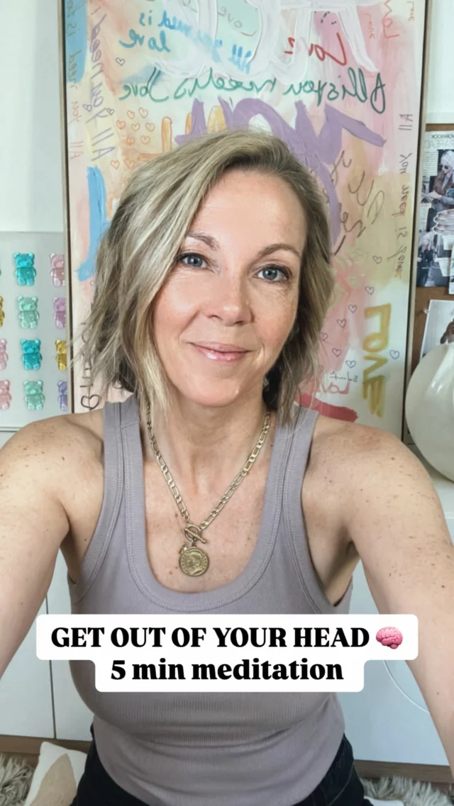 Do you feel like you’re always in your head (and want a much needed break)?  Rather than doom scroll on social media (which often makes us feel worse), offer yourself 3 mindful deep breaths to press RESET.  This mini meditation is an accessible way to slow down the busy mind and drop into our body.