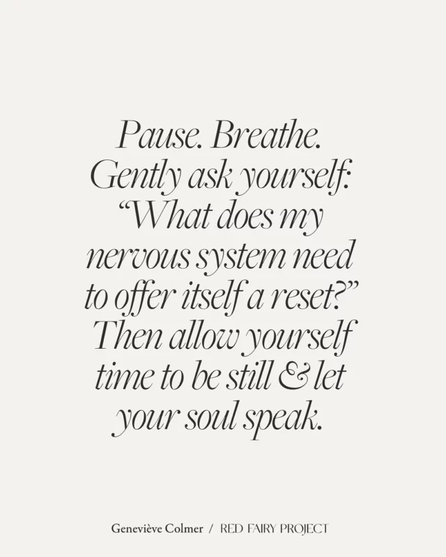 Weekends are for your WELLNESS RESET 🪬 Honour all the ways you did your best this week and give yourself permission to take a mindful pause.  We can’t live an aligned life if we are on automatic pilot mode.  We can’t elevate to our higher Self if we never take the time to check in and assess how we are truly feeling.  This journey is not meant to be rushed and it’s not about pushing and performing. It’s about purpose and ALIGNMENT.