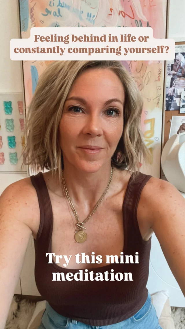 It’s time to HONOUR OUR OWN UNIQUE PATH 🪬  This mini meditation offers a beautiful reset when we fall into comparison mode or stress out because we feel like we’re falling behind.